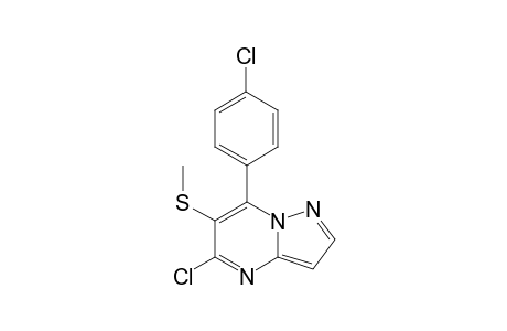 5-Chloro-7-(4-chlorophenyl)-6-(methylthio)pyrazolo[1,5-a]pyrimidine