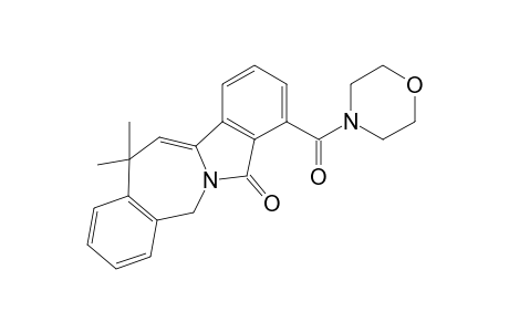 13,13-Dimethyl-8-(4-morpholinylcarbonyl)-5,13-dihydro-7H-isoindolo[2,1-b][2]benzazepin-7-one