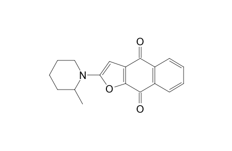 2-(2-methyl-1-piperidinyl)benzo[f]benzofuran-4,9-dione