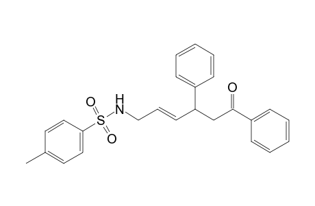 4-Methyl-N-(6'-oxo-4',6'-diphenylhex-2'-enyl)benzenesulfonamide