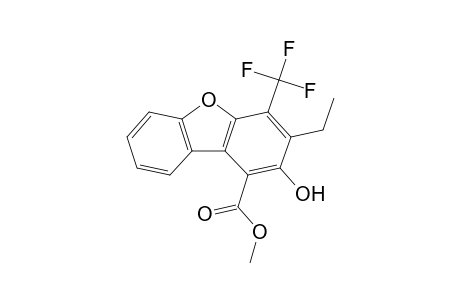 Methyl 3-ethyl-2-hydroxy-4-(trifluoromethyl)dibenzo[b,d]furane-1-carboxylate