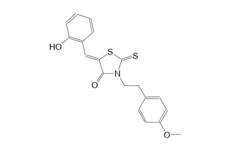 (5Z)-5-(2-hydroxybenzylidene)-3-[2-(4-methoxyphenyl)ethyl]-2-thioxo-1,3-thiazolidin-4-one