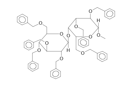 METHYL 2,3,6-TRI-O-BENZYL-4-O-(2,3,4,6-TETRA-O-BENZYL-BETA-D-GLUCOPYRANOSYL)-BETA-D-GALACTOPYRANOSIDE