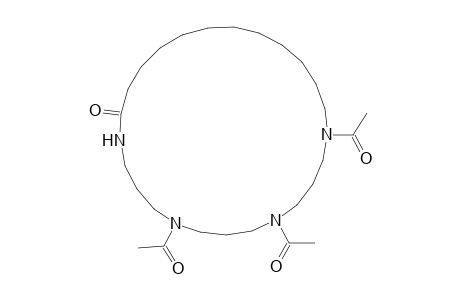 1,5,9-Triacetyl-1,5,9,13-tetraazacyclopentacosan-14-one