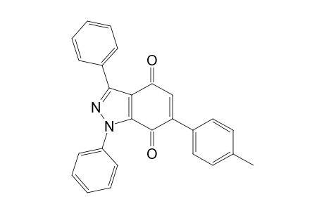 1,3-Diphenyl-6-(p-tolyl)indazole-4,7-dione
