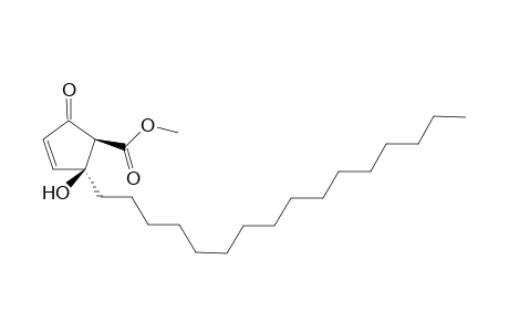 (1S,2S)-2-cetyl-2-hydroxy-5-keto-cyclopent-3-ene-1-carboxylic acid methyl ester