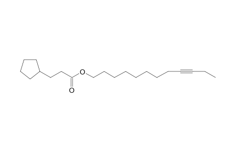 9-Dodecynyl 3-cyclopentylpropanoate