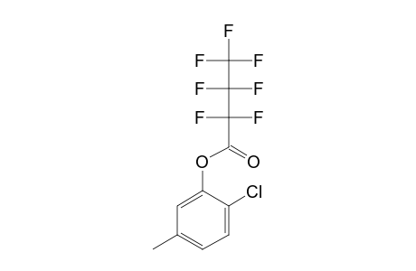 2-Chloro-5-methylphenol, heptafluorobutyrate