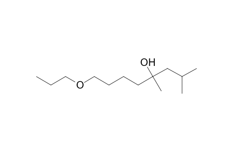 2,4-Dimethyl-8-propoxy-4-octanol