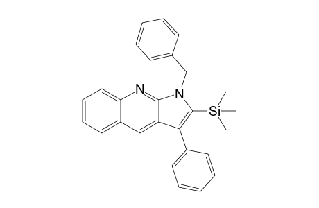 1-Benzyl-3-phenyl-2-trimethylsilylpyrrolo[2,3-b]quinoline