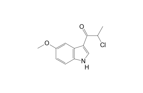 2-chloro-1-(5-methoxy-1H-indol-3-yl)propan-1-one