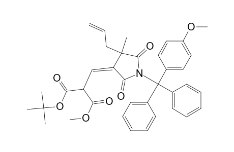 Propanedioic acid, [[1-[(4-methoxyphenyl)diphenylmethyl]-4-methyl-2,5-dioxo-4-(2-propenyl)-3-pyrrolidinylidene]methyl]-, 1,1-dimethylethyl methyl ester