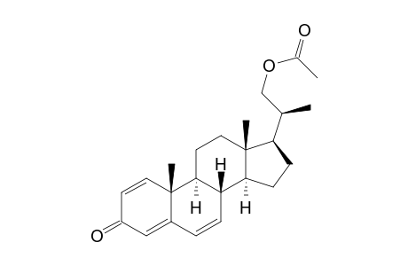 Pregna-1,4,6-trien-3-one, 21-(acetyloxy)-20-methyl-, (20S)-