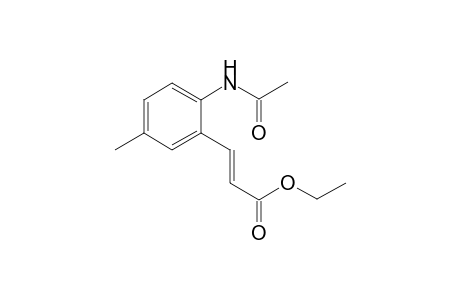(E)-Ethyl 3-(2-acetamido-5-methylphenyl)acrylate