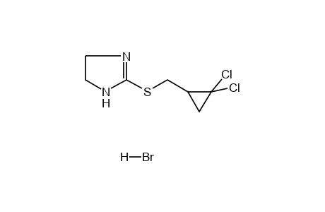 2-{[(2,2-dichlorocyclopropyl)methyl]thio}-2-imidazoline, monohydrobromide