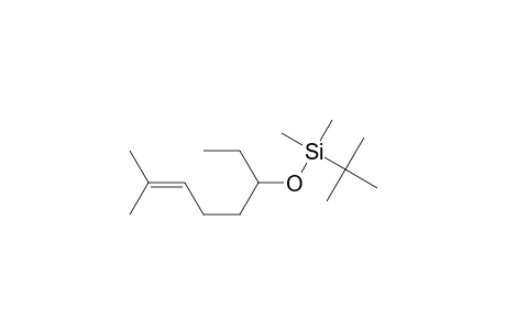 Silane, (1,1-dimethylethyl)[(1-ethyl-5-methyl-4-hexenyl)oxy]dimethyl-, (.+-.)-