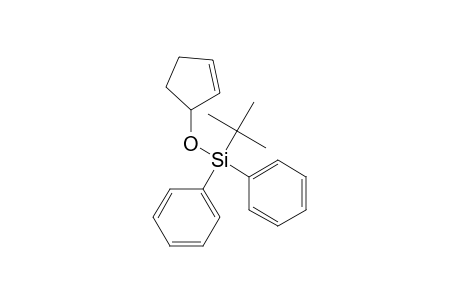 tert-Butyl-(1-cyclopent-2-enyloxy)-diphenylsilane