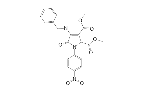 DIMETHYL-4-BENZYLAMINO-1-(4-NITROPHENYL)-5-OXO-2,5-DIHYDRO-1H-PYRROLE-2,3-DICARBOXYLATE