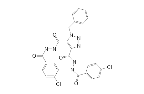 1H-1,2,3-Triazole-4,5-dicarboxylic acid, 1-(phenylmethyl)-, bis[2-(4-chlorobenzoyl)hydrazide]