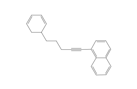 5-(Cyclohexa-1,3-dien-5-yl)-1-naphthylpentyne