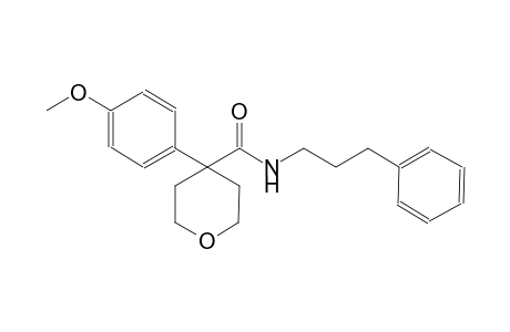 2H-pyran-4-carboxamide, tetrahydro-4-(4-methoxyphenyl)-N-(3-phenylpropyl)-