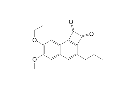 7-Ethoxy-6-methoxy-3-n-propylcyclobuta[a]naphthalen-1,2-dione