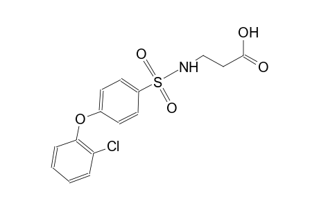 N-{[4-(2-chlorophenoxy)phenyl]sulfonyl}-beta-alanine