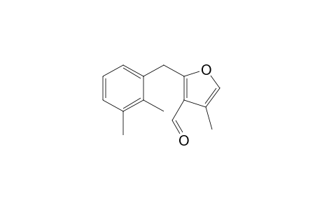 2-(2,3-Dimethylbenzyl)-4-methyl-3-furancarbaldehyde