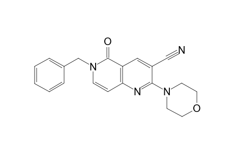 6-Benzyl-2-(morpholin-4-yl)-5-oxo-5,6-dihydro-1,6-naphthyridine-3-carbonitrile