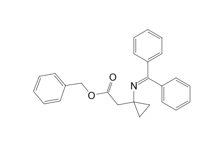 benzyl 2-[1-(diphenylmethyleneamino)cyclopropyl]acetate