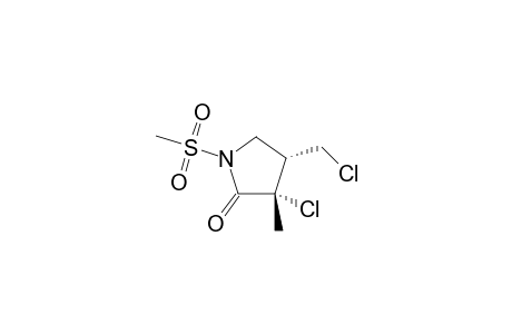 trans-3-Chloro-4-(chloromethyl)-3-methyl-1-(methylsulfonyl)pyrrolidin-2-one