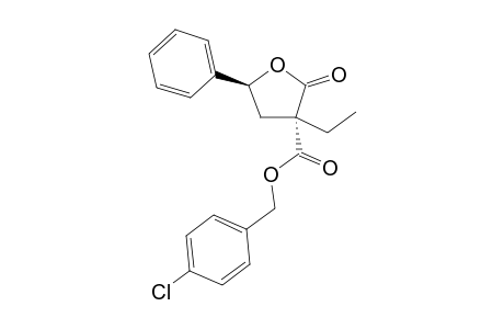 (3S,5S)-Ethyl 3-(4'-chlorobenzyl)-2-oxo-5-phenyltetrahydrofuran-3-carboxylate