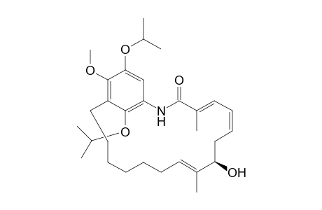 (9R,10E)-9-Hydroxy-20,22-diisopropoxy-19-methoxy-4,10-dimethyl-2-azabicyclo[16.3.1]docosa-1(21),4,6,10,18(22),19-hexaen-3-one