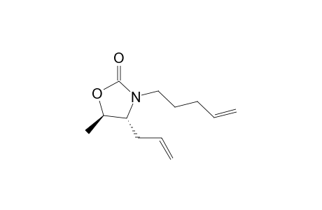 (4R,5R)-4-allyl-5-methyl-3-(pent-4-enyl)oxazolidin-2-one