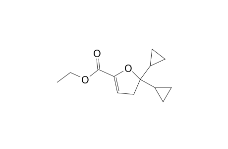 2-Furancarboxylic acid, 5,5-dicyclopropyl-4,5-dihydro-, ethyl ester