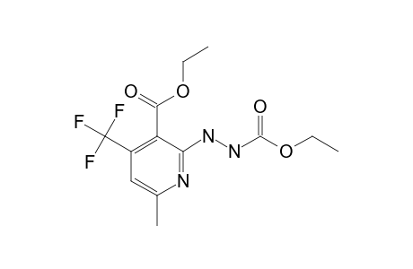 2-(N'-carbethoxyhydrazino)-6-methyl-4-(trifluoromethyl)nicotinic acid ethyl ester