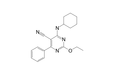 4-(cyclohexylamino)-2-ethoxy-6-phenylpyrimidine-5-carbonitrile