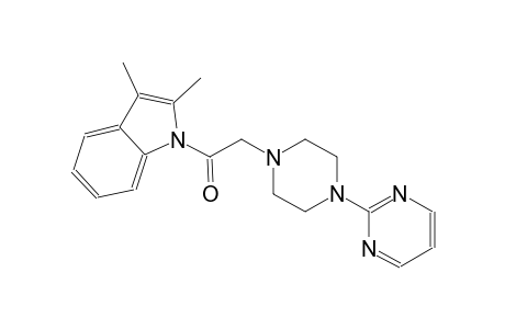 1H-indole, 2,3-dimethyl-1-[[4-(2-pyrimidinyl)-1-piperazinyl]acetyl]-
