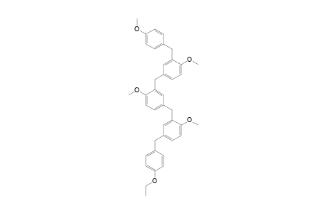 2-[3-(4-METHOXYBENZYL)-4-METHOXYBENZYL]-4-[5-(4-METHOXYBENZYL)-2-METHOXYBENZYL]-1-ETHOXYBENZENE