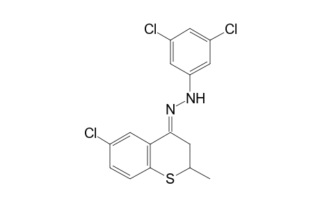 6-chloro-2-methylthiochroman-4-one, (3,5-dichlorophenyl)hydrazone
