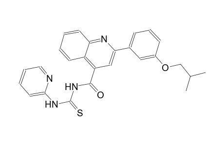 N-{[2-(3-isobutoxyphenyl)-4-quinolinyl]carbonyl}-N'-(2-pyridinyl)thiourea
