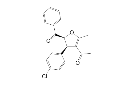 1-[(2S,3R)-2-benzoyl-3-(4-chlorophenyl)-5-methyl-2,3-dihydrofuran-4-yl]ethanone