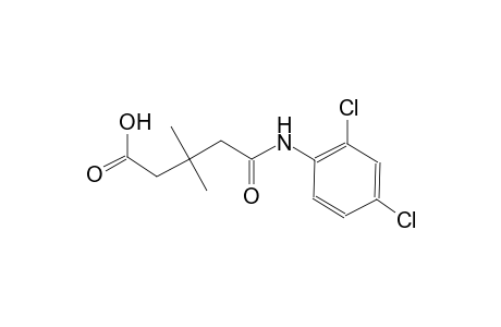 5-(2,4-dichloroanilino)-3,3-dimethyl-5-oxopentanoic acid