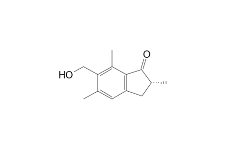 (2R)-2,3-Dihydro-6-(hydroxymethyl)-2,5,7-trimethyl-1H-inden-1-one
