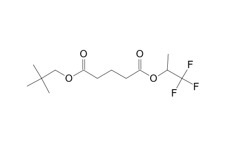 Glutaric acid, 1,1,1-trifluoroprop-2-yl neopentyl ester