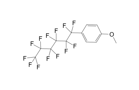 1-Methoxy-4-(1,1,2,2,3,3,4,4,5,5,6,6,6-tridecafluorohexyl)benzene