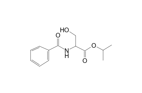 Isopropyl 2-(benzoylamino)-3-hydroxypropanoate