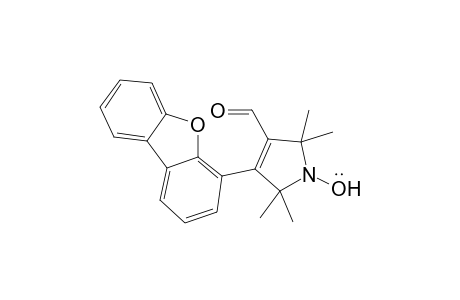 3-Formyl-2,2,5,5-tetramethyl-4-(dibenzo[b,d]furan-4-yl)-2,5-dihydro-1H-pyrrol-1-yloxyl radical