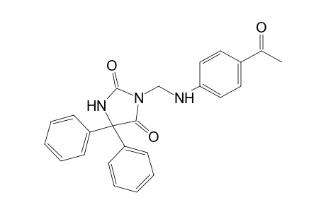3-[(p-acetylanilino)methyl]-5,5-diphenylhydantoin