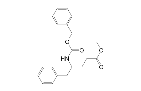 Benzenepentanoic acid, .gamma.-[[(phenylmethoxy)carbonyl]amino]-, methyl ester, (R)-